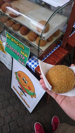 Arancino - Sicilian street food at The Green Market Berlin in Berlin