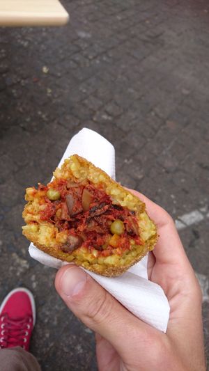 Arancino - Sicilian street food at The Green Market Berlin in Berlin
