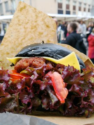 Burger at The Green Market Berlin in Berlin