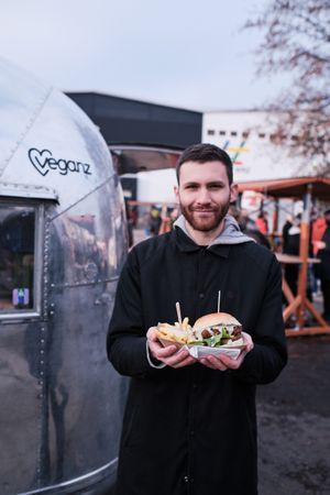 vegan fast food at The Green Market Berlin in Berlin