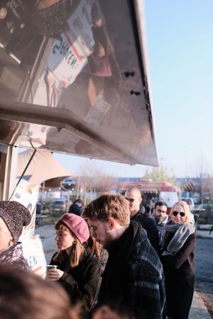 vegan food trucks at The Green Market Berlin in Berlin