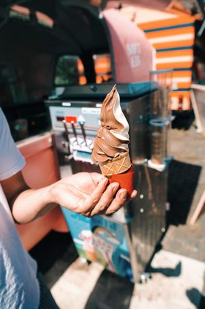 Vegan Softeis at The Green Market Berlin in Berlin