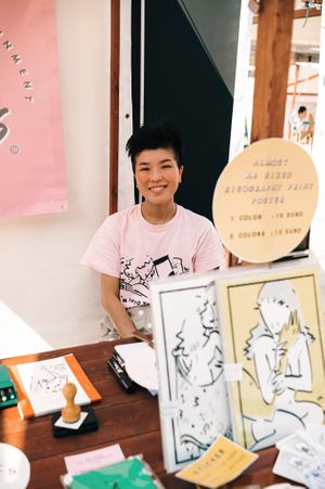 Künstler  at The Green Market Berlin in Berlin