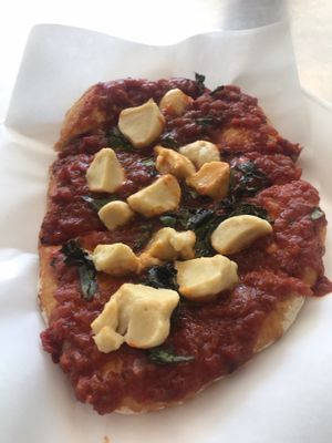 over priced pizza at The Juice Theory in Long Branch