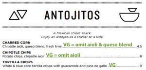 antojitos at Fonda in Wantirna South