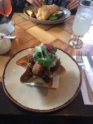Falafel bowl! at Postmasters in Arrowtown