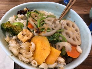 My delicious bowl—very big!  at La Vege  in Shanghai