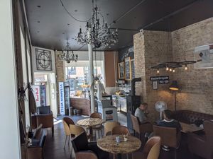 Cozy interior at Kaffestuen Vesterbro in Copenhagen