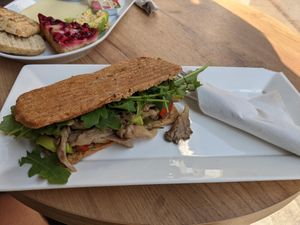 Rosemary and truffle sandwich at Kaffestuen Vesterbro in Copenhagen