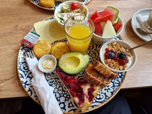 The vegan brunch at Kaffestuen Vesterbro in Copenhagen
