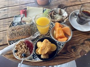 Vegan brunch  at Kaffestuen Vesterbro in Copenhagen