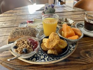 Vegan brunch  at Kaffestuen Vesterbro in Copenhagen