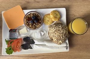 "Vegan healthy breakfast"  at Kaffestuen Vesterbro in Copenhagen