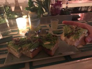 Avocado & Ricotta Toast  at Mother of Pearl in New York City