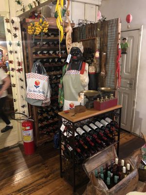 Nice selection of wine.  at Emporio com Arte in Foz Do Iguacu