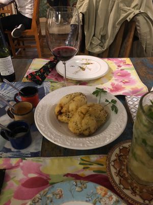 Stuffed with fresh veggies  at Emporio com Arte in Foz Do Iguacu