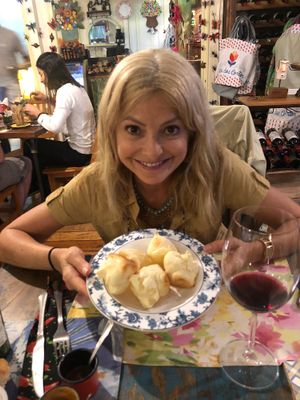 Vegan pao de queijo  at Emporio com Arte in Foz Do Iguacu