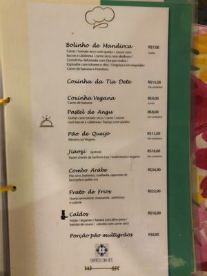 Several vegan appetizers  at Emporio com Arte in Foz Do Iguacu