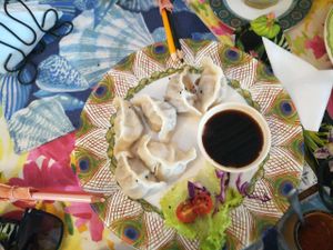 Tofu and vegetables Gyozas at Emporio com Arte in Foz Do Iguacu