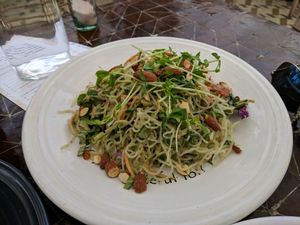 I'm liberated - raw kelp entree at Gratitude in Newport Beach