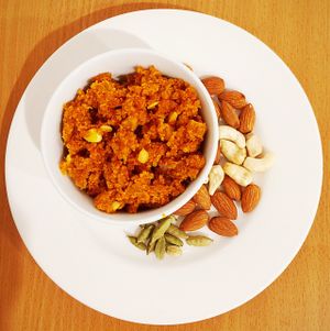 Gajar Ka Halwa at Singhan Da Dhaba in Woolgoolga
