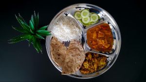 thali at Singhan Da Dhaba in Woolgoolga