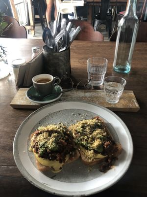 Gluten free savoury lentils  at Ground Earth in Woolgoolga