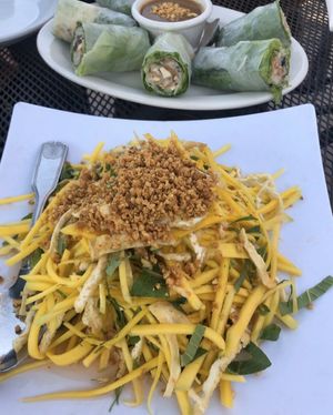 Mango salad  at The Green Barn in Milpitas