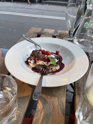 Dessert at Urten in Copenhagen