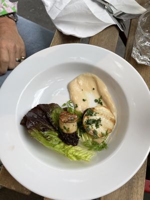 Starter of the menu at Urten in Copenhagen