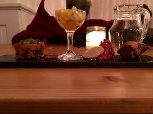 dessert sampler at Urten in Copenhagen