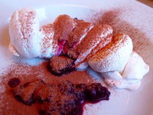 vegan meringue at Urten in Copenhagen