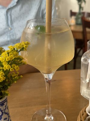 Thyme lemonade  at Urten in Copenhagen
