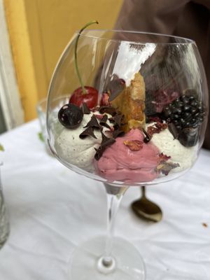 Dessert  at Urten in Copenhagen