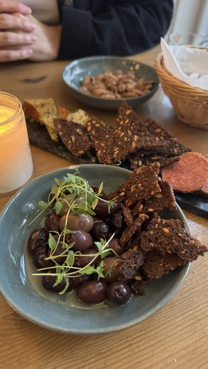 Snacks share platter - very tasty !  at Urten in Copenhagen
