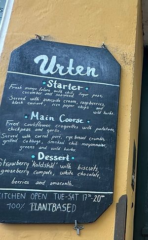   at Urten in Copenhagen