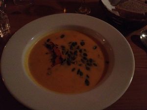 Soup of the day at Urten in Copenhagen