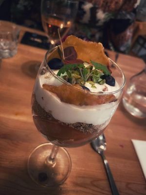 Dessert  at Urten in Copenhagen