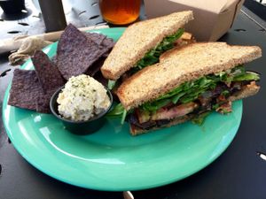 Portabello sandwich! at Dandelion Community Cafe in Orlando