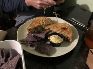 Eggplant Ruben sandwich at Dandelion Community Cafe in Orlando
