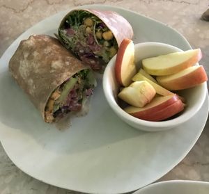 Chickpea wrap at Dandelion Community Cafe in Orlando