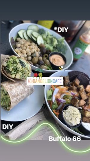 DIY bowls & Buffalo 66  at Dandelion Community Cafe in Orlando