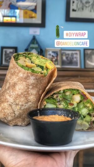 DIY wrap  at Dandelion Community Cafe in Orlando