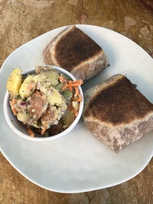 Black bean burrito  at Dandelion Community Cafe in Orlando