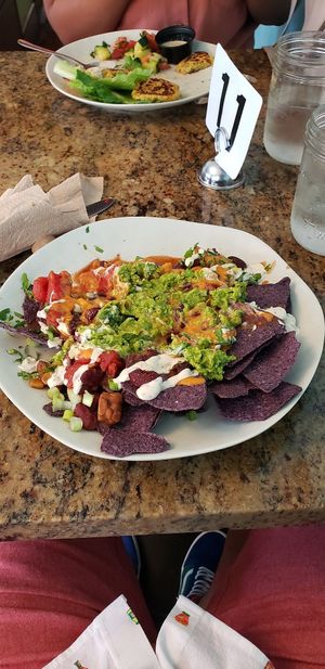 Nachos at Dandelion Community Cafe in Orlando
