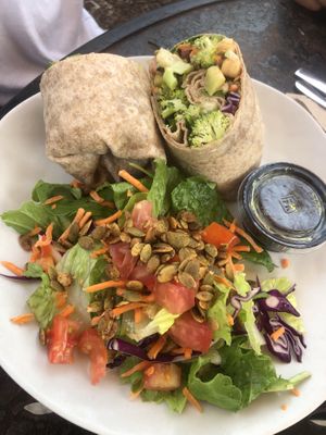 Harvest veggie wrap  at Dandelion Community Cafe in Orlando