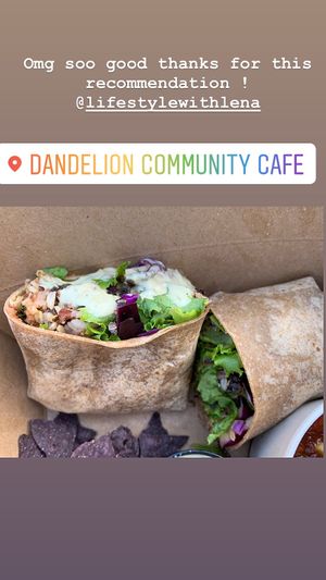 The special today- their Giddy up! So good!!! at Dandelion Community Cafe in Orlando