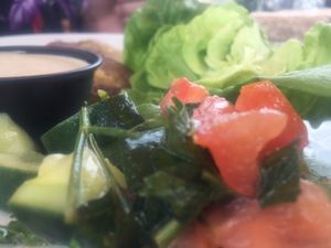 fresh salad at Dandelion Community Cafe in Orlando