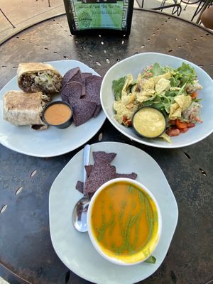 Summer soup at Dandelion Community Cafe in Orlando
