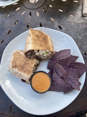 Bean wrap at Dandelion Community Cafe in Orlando